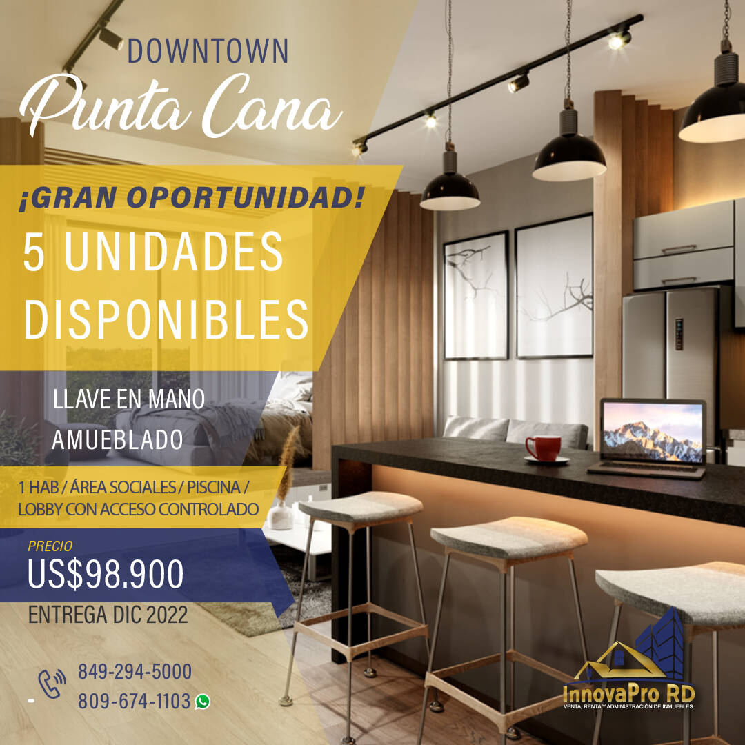 #12 - Departamento para Venta en Punta Cana - La Altagracia