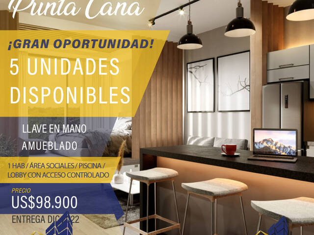 #12 - Departamento para Venta en Punta Cana - La Altagracia